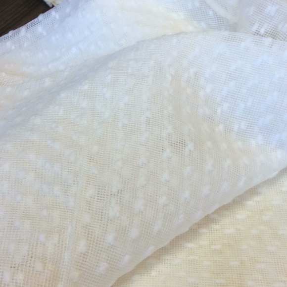 FINAL SALE PRICE Large Lot of Semi Sheer Dot Fabric - Picture 2 of 3